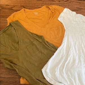 Madewell vintage Project Social T V-Neck Pocket Tees